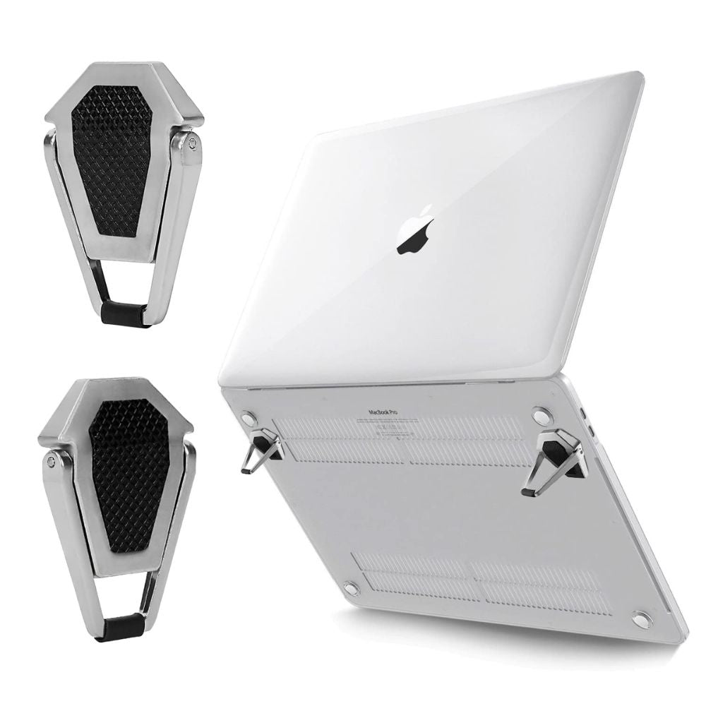 BEXT Portable Invisible Laptop Riser Stand | Mini Aluminum Cooling Pad | Lightweight Foldable Desk Stand