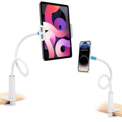 BEXT Universal Mobile & Tablet Holder with 360° Rotation | Flexible Lazy Stand for Desk, Bed & Table Use