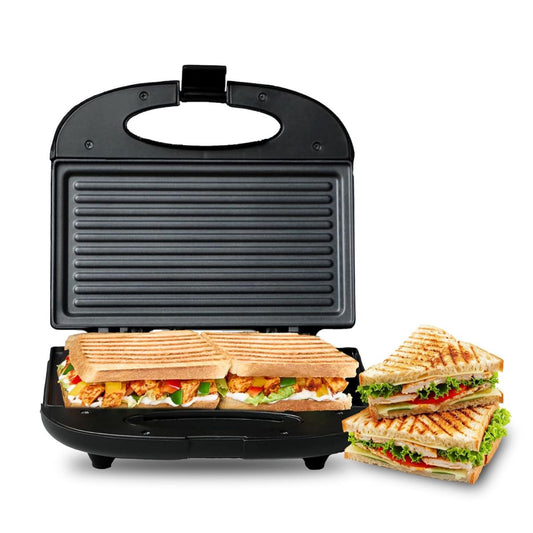 Holonix 800W Grill Sandwich Maker | Electric Toaster & Griller | Non-Stick Grill Plates | Power Indicators | 1 Year Warranty