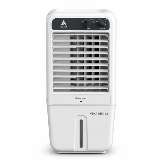 AMSTech Personal 12L Air Cooler | 1150 m³/hr Air Delivery | 10ft Air Throw | Air Blower | Table Top Design | 1 Year Warranty at Dealers Point