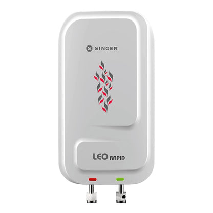 Singer Leo Rapid 5.9 L Instant Water Heater | Geyser | 3000W Power | Copper Heating Element | Stainless Steel Tank | ISI Marked | 2 Years Warranty