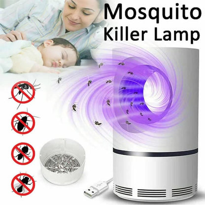 Electric Mosquito Killer Trap Night Lamp | USB Powered UV Bug Trap | Silent Indoor Protection