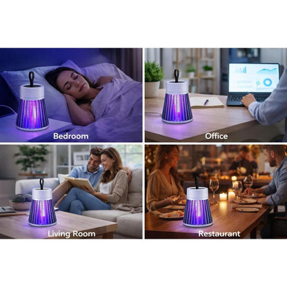 Electric Mosquito Killer Lamp with UV Light | USB Powered Portable Indoor Bug Trap