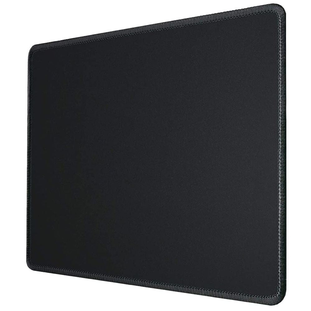 BEXT (2Pcs) Gaming Mouse Pad / Mouse Mat (23×19×0.2 cm) | Non-Slip Rubber Base | Waterproof Surface |(Black)