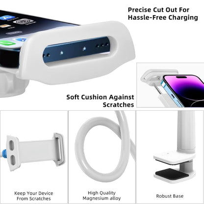 BEXT Universal Mobile & Tablet Holder with 360° Rotation | Flexible Lazy Stand for Desk, Bed & Table Use