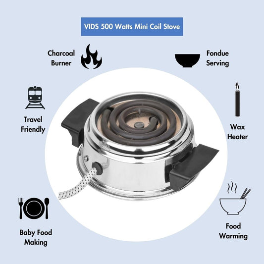Flameless Electric Stainless Steel Cooking Stove