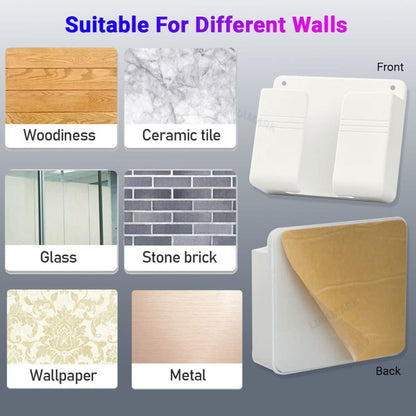 BEXT Mobile Phone Charging Stand & Wall Mount Holder | Self-Adhesive Storage Rack for Bedroom, Office & Bathroom | Compact & Space-Saving