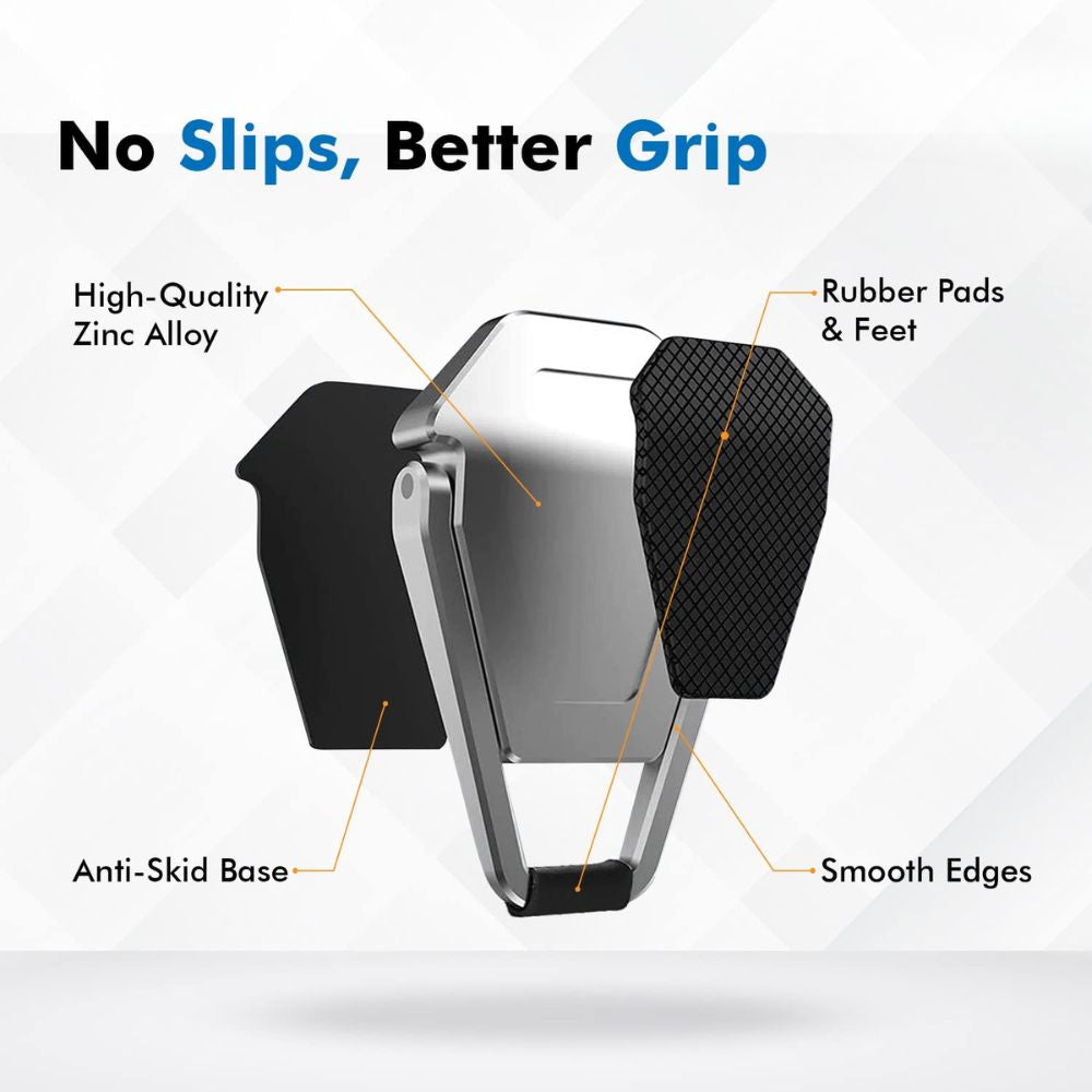 BEXT Portable Invisible Laptop Riser Stand | Mini Aluminum Cooling Pad | Lightweight Foldable Desk Stand