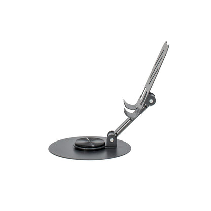 BEXT Adjustable Metal Phone Stand | 360° Rotation | Strong Suction Base | Desktop Mobile Holder | Universal Compatibility
