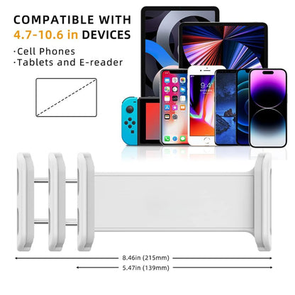 BEXT Universal Mobile & Tablet Holder with 360° Rotation | Flexible Lazy Stand for Desk, Bed & Table Use