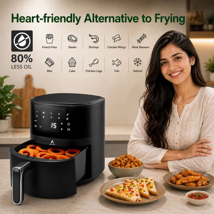 AMSTECH Vexa FryPro 4.5L Air Fryer | 1450W | Rapid Air Technology | 10 Preset Menu | Digital Control Panel | 1 Year Warranty