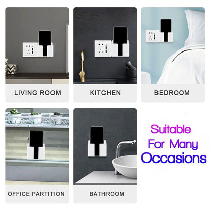 BEXT Mobile Phone Charging Stand & Wall Mount Holder | Self-Adhesive Storage Rack for Bedroom, Office & Bathroom | Compact & Space-Saving