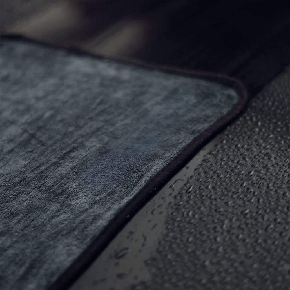 BEXT (2Pcs) 500 GSM Extra Large Microfiber Car & Bike Cleaning Cloth (35 × 75 cm) | Scratchless Drying & Detailing Towel