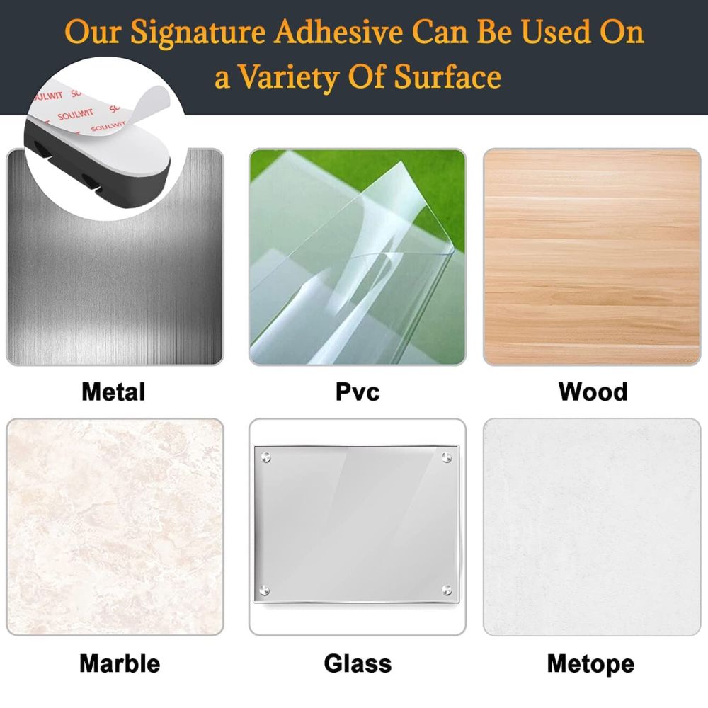 BEXT (3Pcs)Cable Holder Clips Self-Adhesive Silicone Cable Organizer for Desktop, USB & Power Cords (Black)