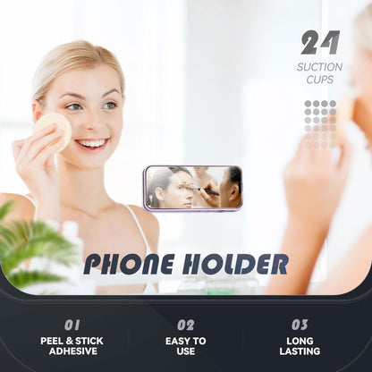 BEXT Silicone Suction Phone Case for Hands-Free Use | Reusable Phone Suction Holder for Mirror, Shower & Glass Surfaces