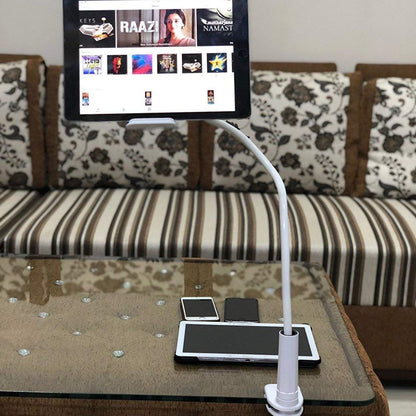 BEXT Universal Mobile & Tablet Holder with 360° Rotation | Flexible Lazy Stand for Desk, Bed & Table Use