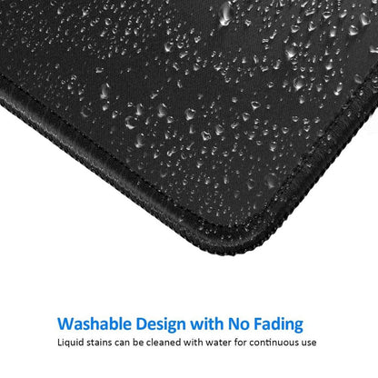 BEXT (2Pcs) Gaming Mouse Pad / Mouse Mat (23×19×0.2 cm) | Non-Slip Rubber Base | Waterproof Surface |(Black)