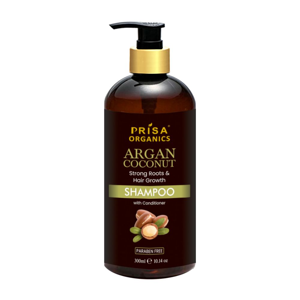 Argan Coconut Shampoo with conditioner for strong Hair Root and Hair Growth 300ml
