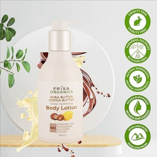 Prisa Organics Coco Butter Shea Butter Body Lotion 300ml