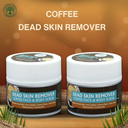 Coffee Dead Skin Remover for Face and Body Scrub (100g)