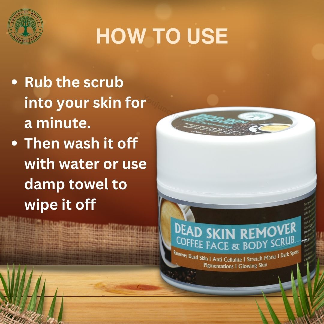 Coffee Dead Skin Remover for Face and Body Scrub (100g)