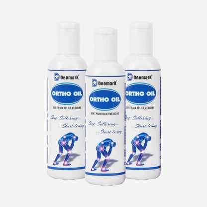 Deemark Ortho Ayurvedic Pain Relief Oil for Joints Pain, Knee & Back Pain