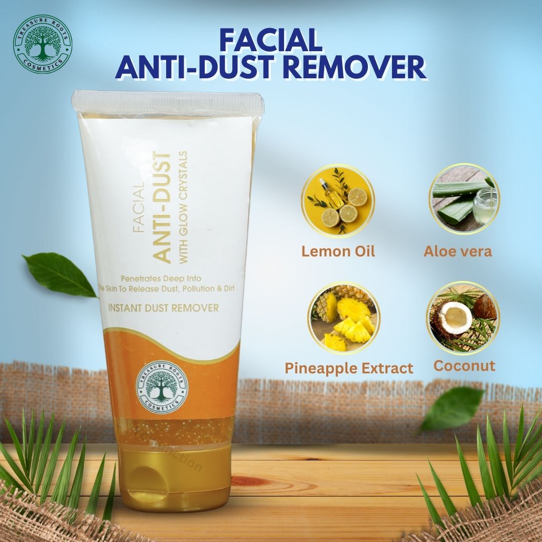 Facial Anti-Dust Remover with Glow Crystals Instant Dust Remover (100g)