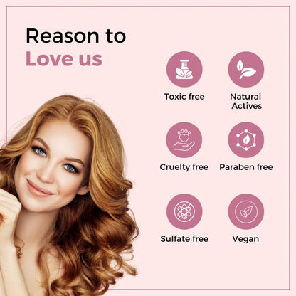 Onion Turmeric Shampoo With Conditioner For Hair Growth & Anti Hair fall, 200ml