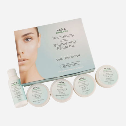Prisa Organics Skin Revitalising & Brightening Facial Kit, 105g