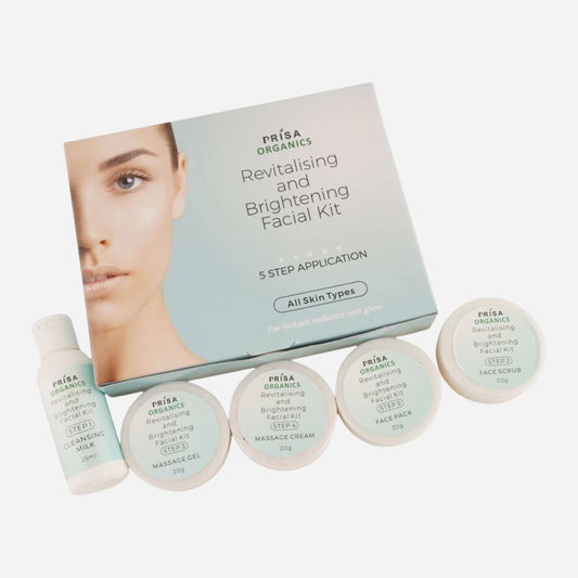 Prisa Organics Skin Revitalising & Brightening Facial Kit, 105g