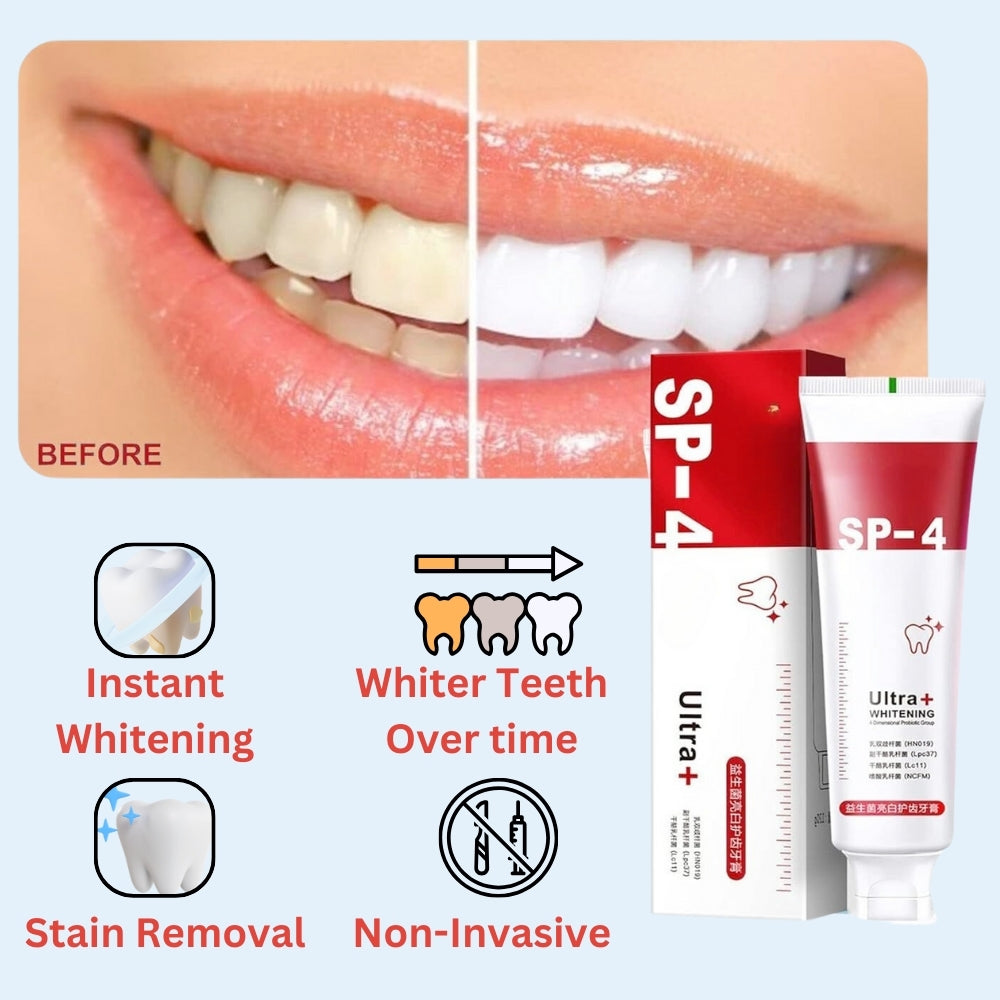 SP-4 Ultra+ Teeth Whitening Toothpaste (30g)