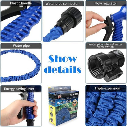 Magic Flexible Plastic Hose Pipe with Spray Gun