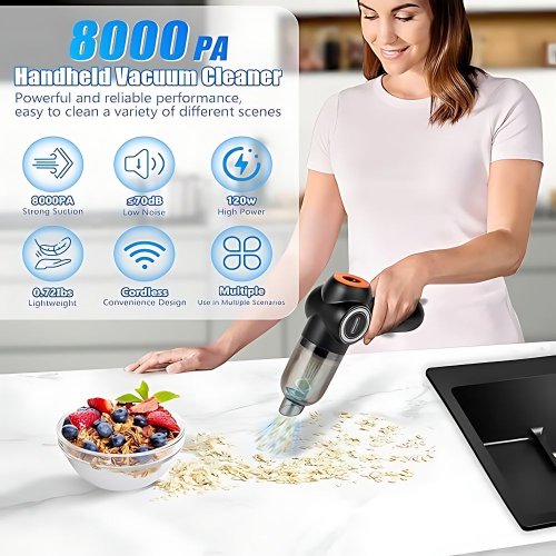 2 in 1 mini vacuum and blower