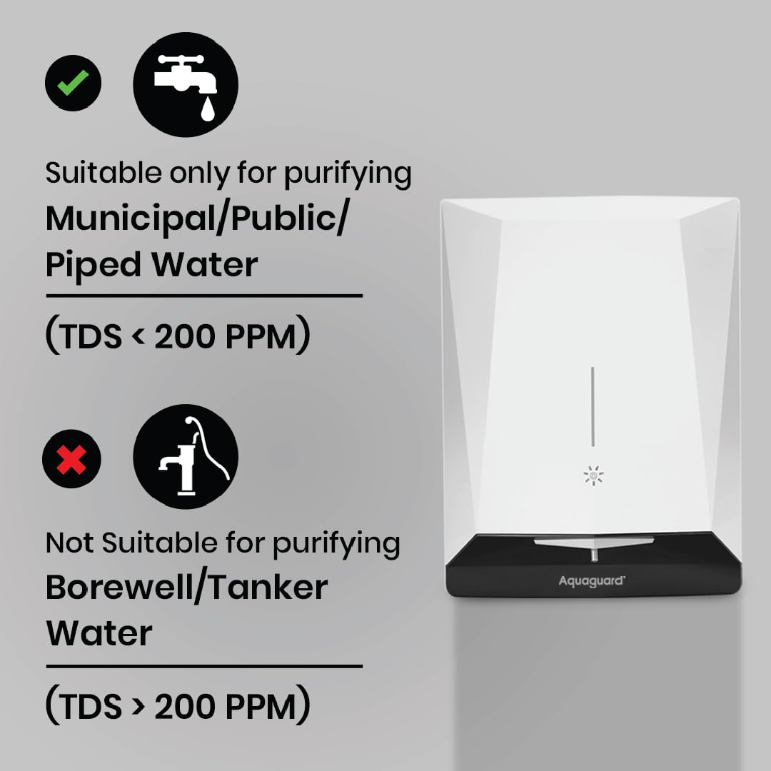 Aquaguard MIST NXT UV+ Water Purifier | UV E-Boiling Technology | Mineral Guard Technology | Wall Mount | No Storage | Free Installation | 2 Free Services
