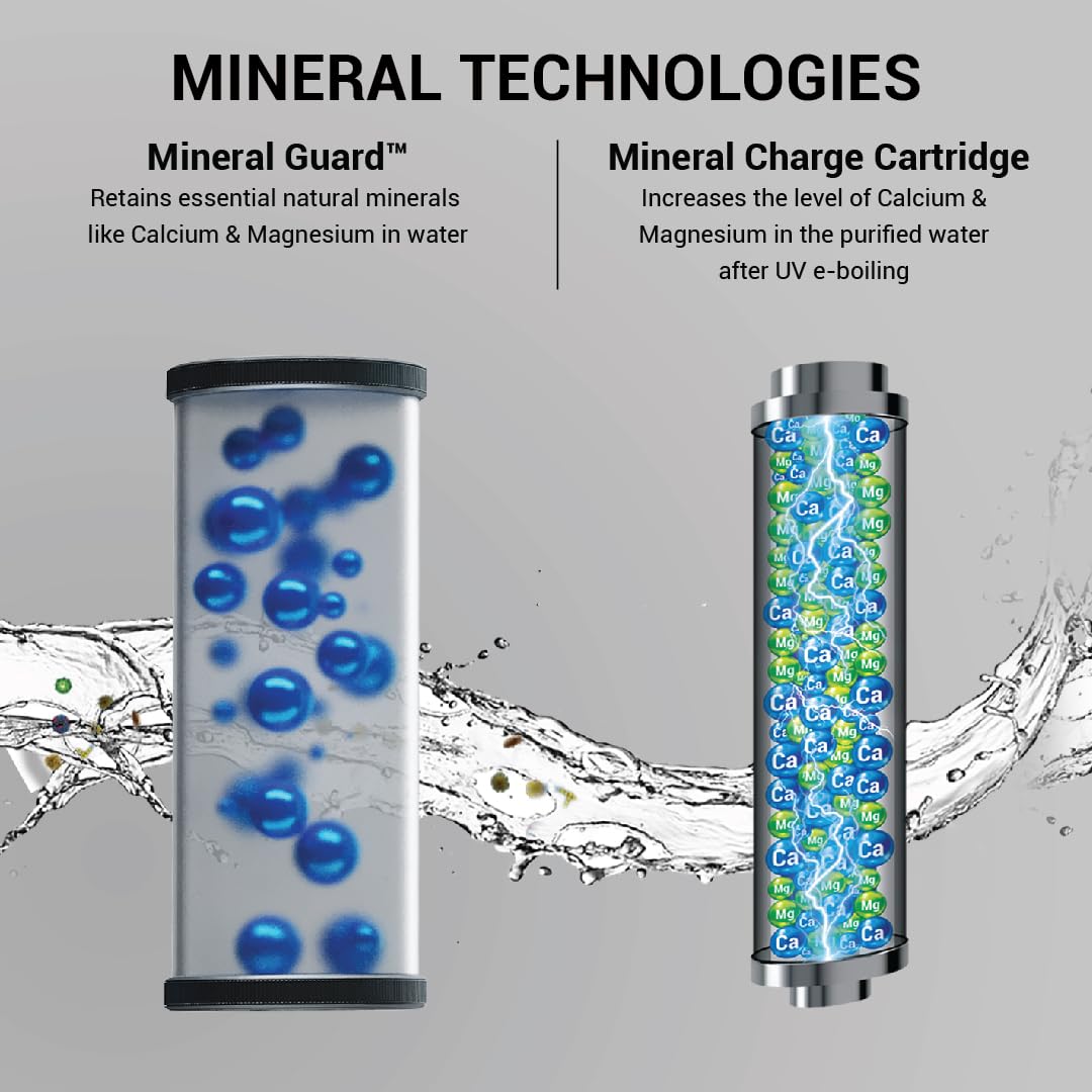 Aquaguard MIST NXT UV+ Water Purifier | UV E-Boiling Technology | Mineral Guard Technology | Wall Mount | No Storage | Free Installation | 2 Free Services
